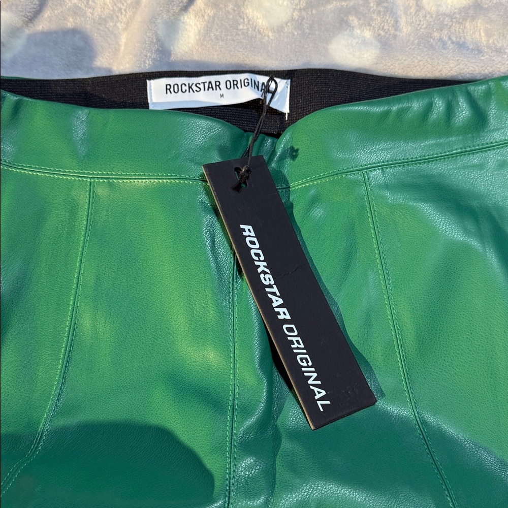 Kori Vibrant Green Skinny Pants - Picture 4 of 6
